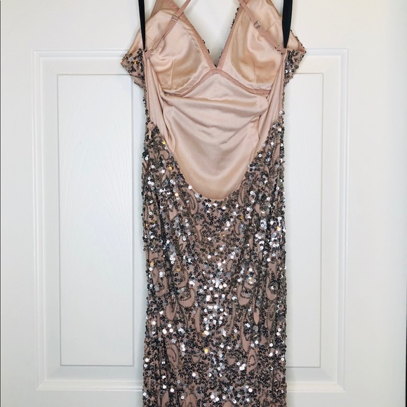 Prom Dress/Gown Mauve and Silver - Picture 5 of 8